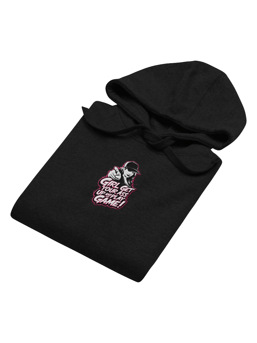 Get your ass up! Center Embroidered Hoodie product image (4)