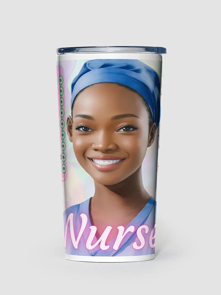 Black Nurse 20 oz Stainless Steel Tumbler product image (1)