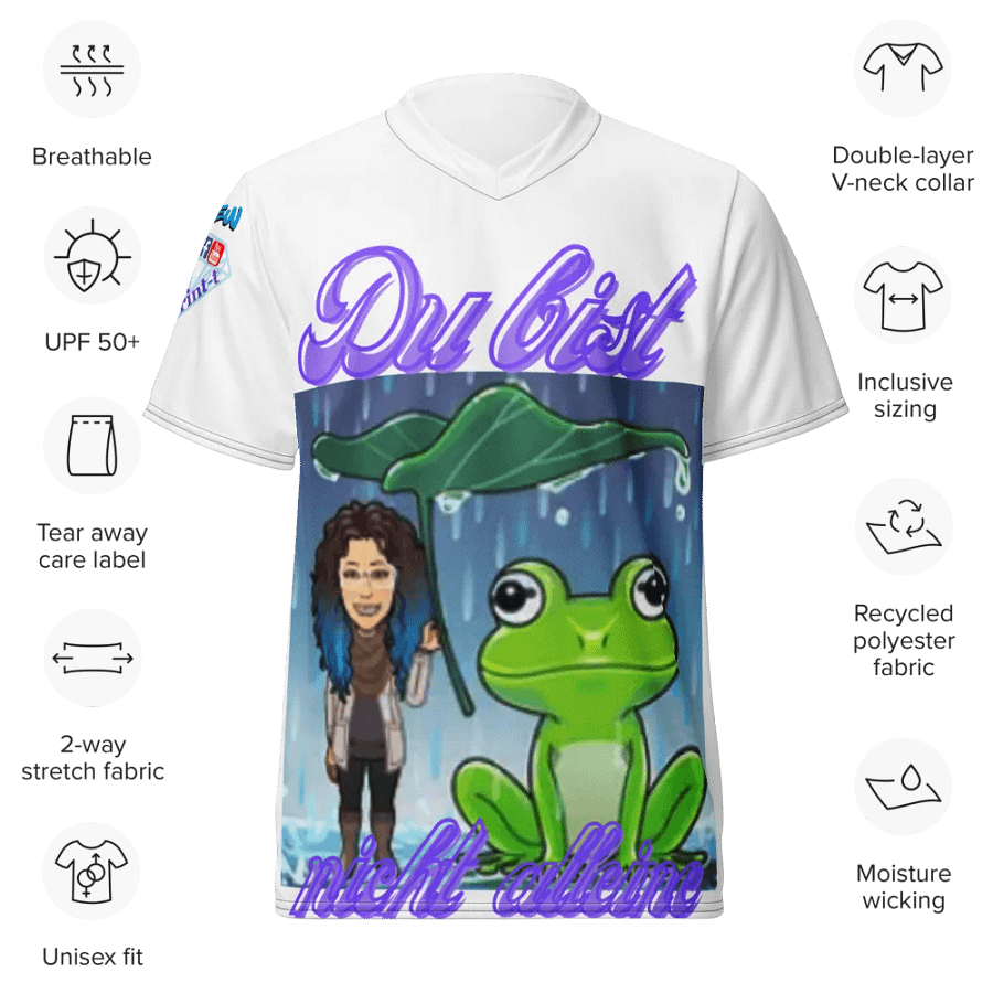 Du bist nicht alleine , Herrn -T-Shirt mit entspanntem V-Ausschnitt product image (3)
