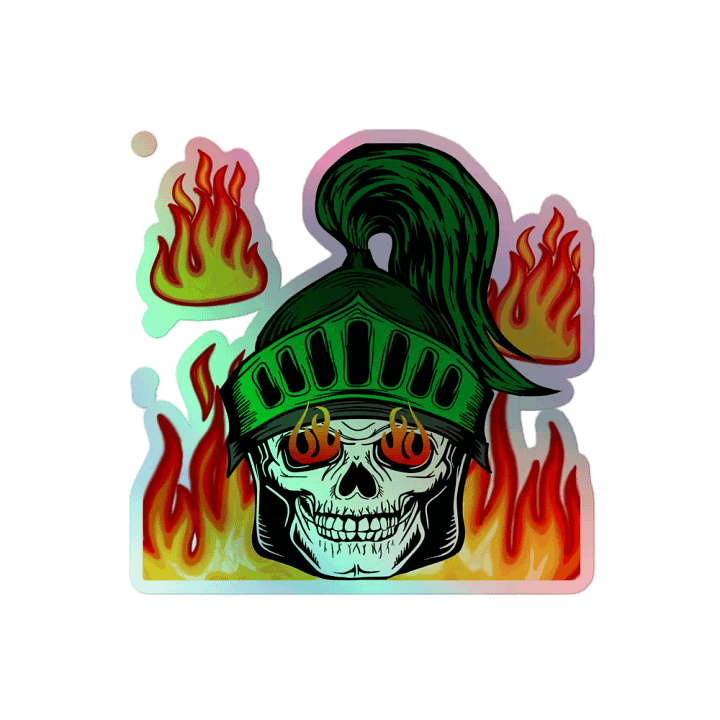 Square Rage Holographic sticker product image (2)