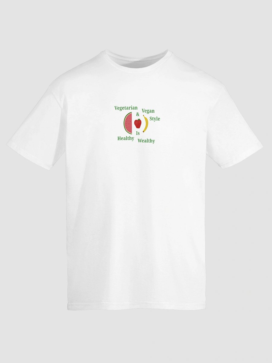 Healthy & Wealthy Vegetarian T-Shirt product image (9)