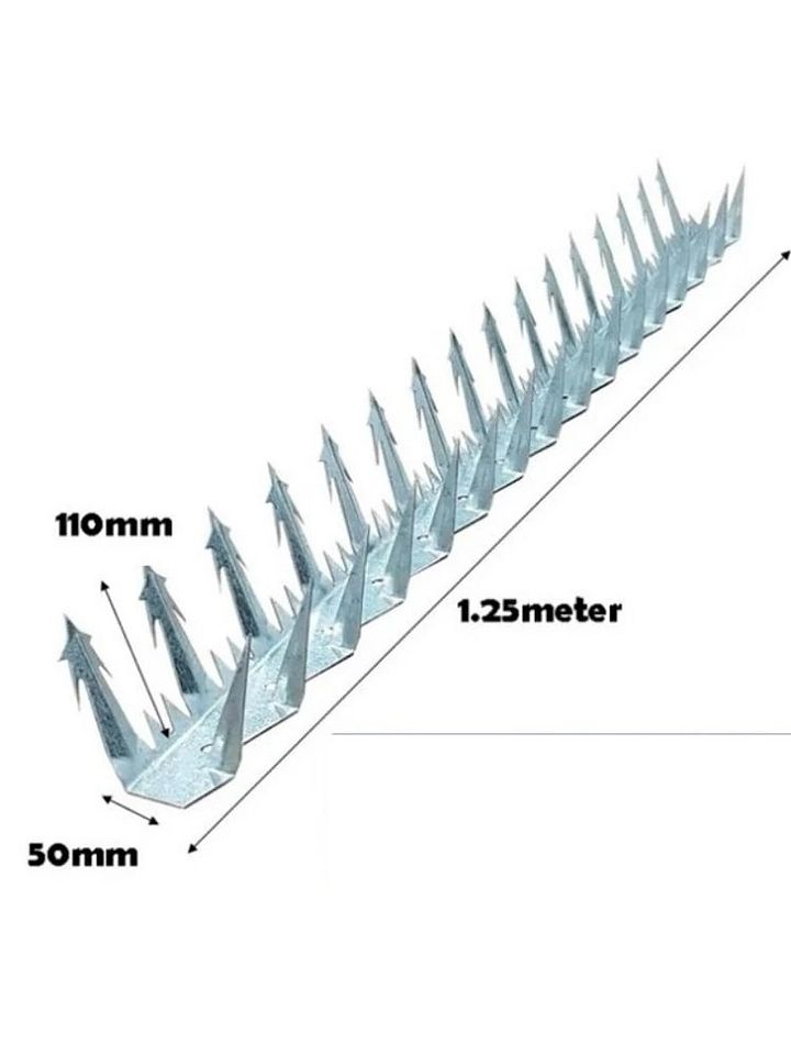 Home Store Security Wall Fencing Spikes Type 1 – Stainless Steel / Galvanized (1.25M) product image (2)