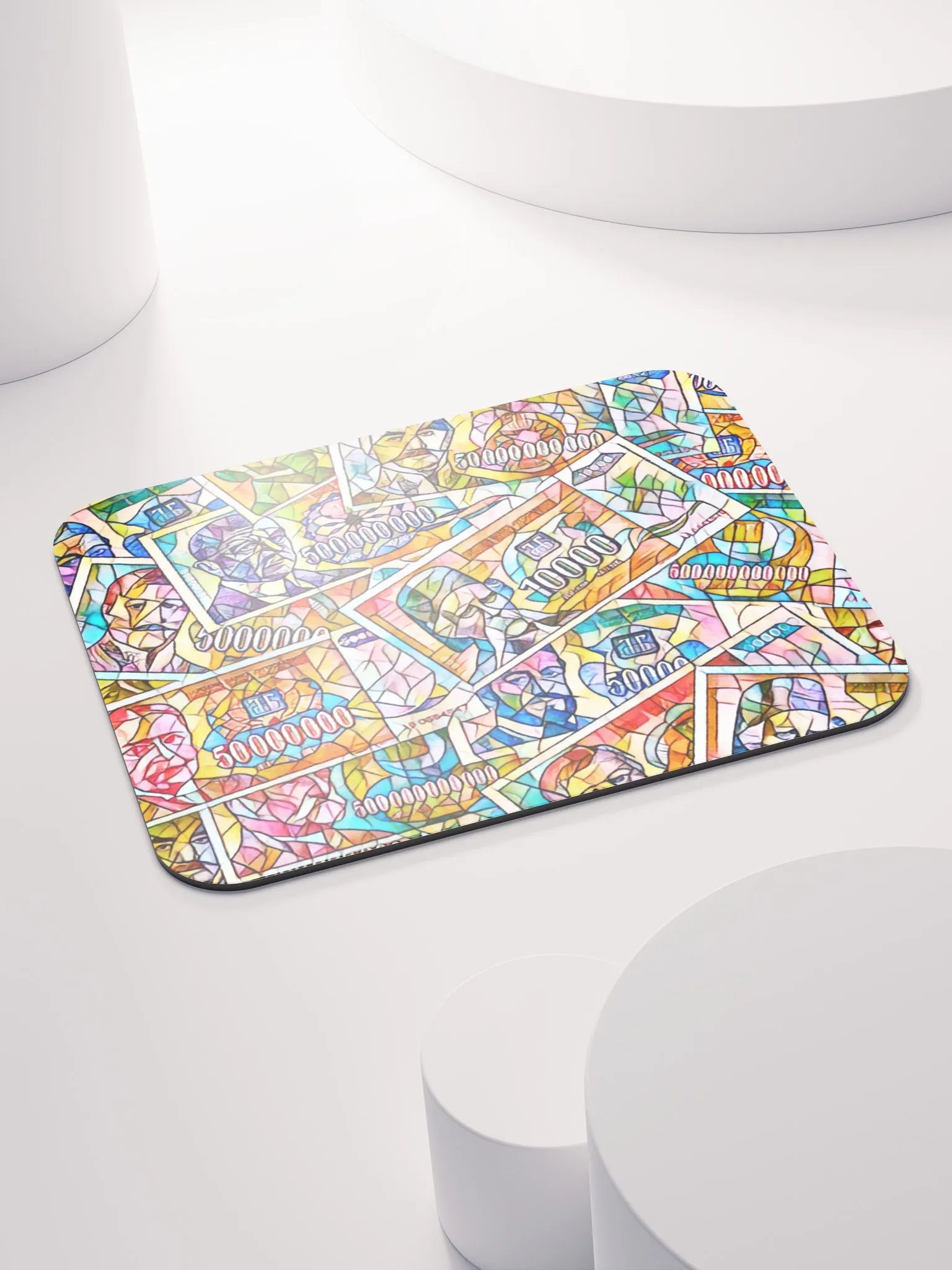 Jugoslovenski inflatorni dinar 1993 (Kolaž/mozaik) Classic Mouse Pad product image (4)