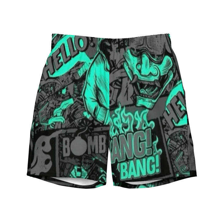 Comic Chaos Men's Swim Trunks product image (2)