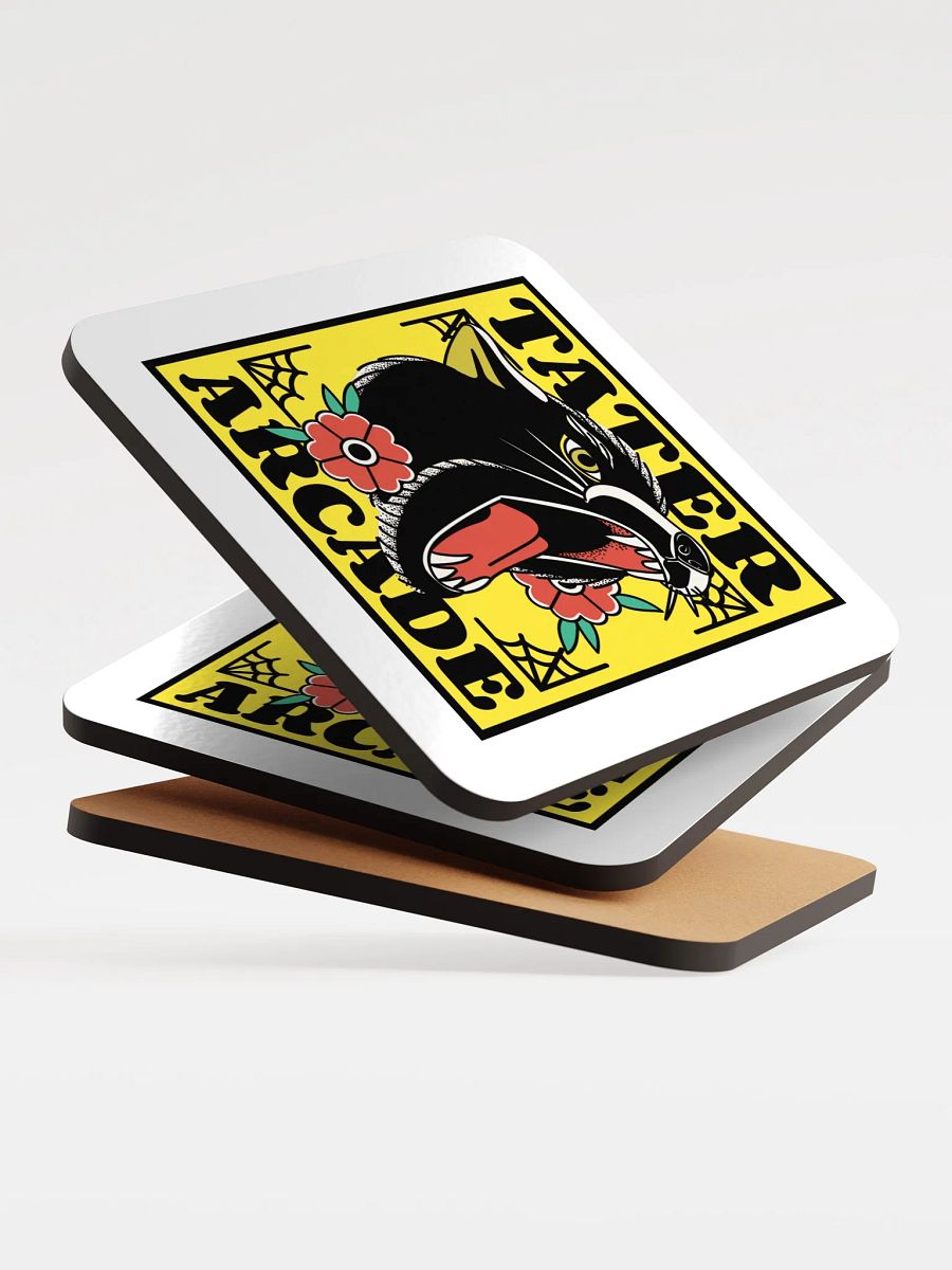 Traditional Black Cat Coasters product image (4)