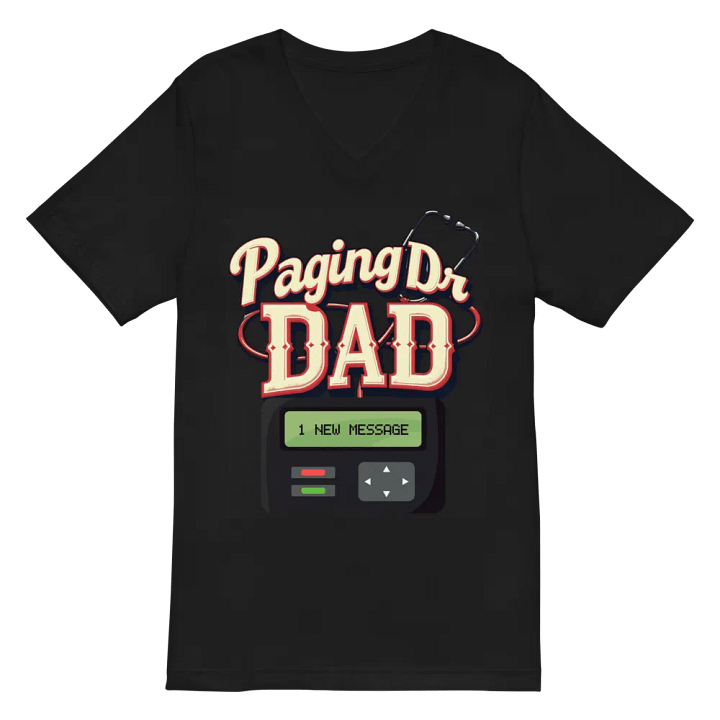 Dr. Dad Pager V-Neck Tee product image (3)
