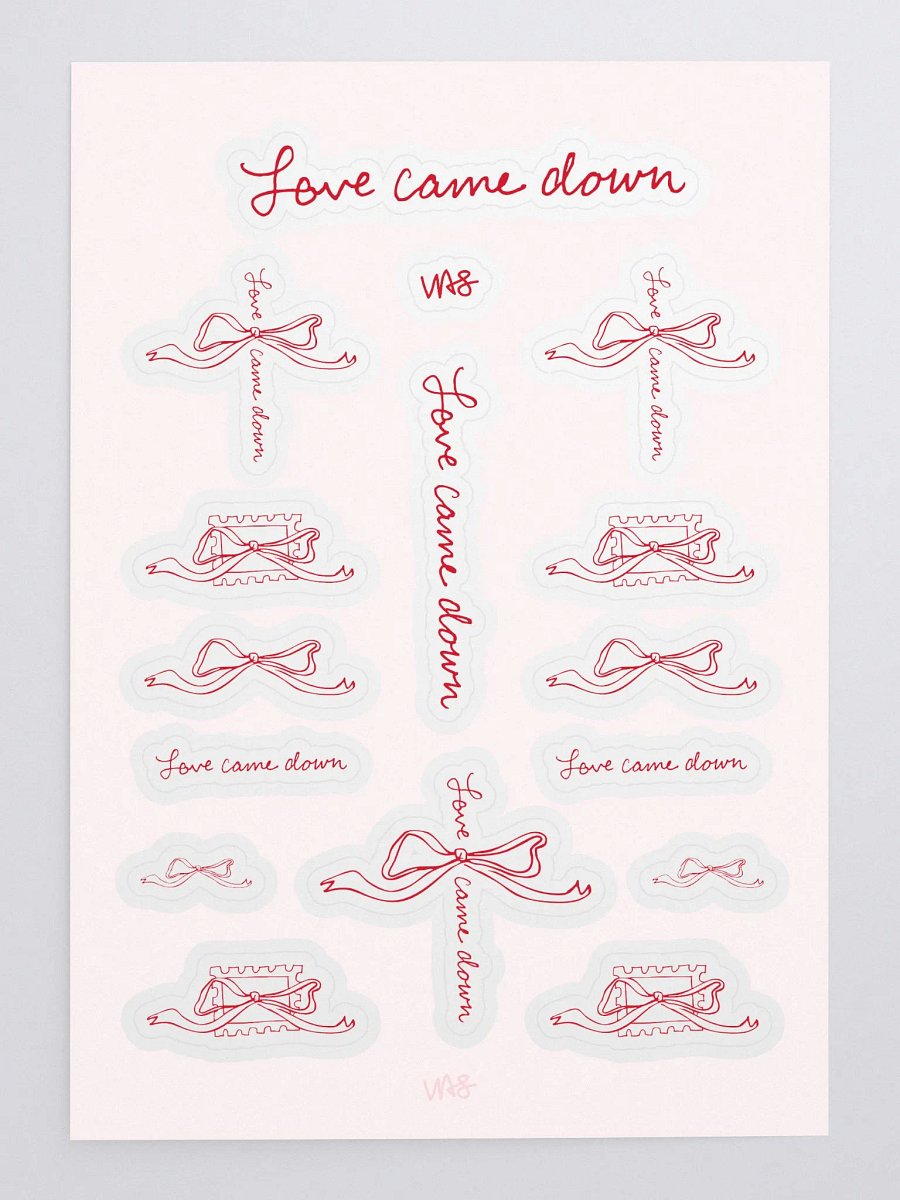Love Came Down (Sticker Sheet) product image (3)