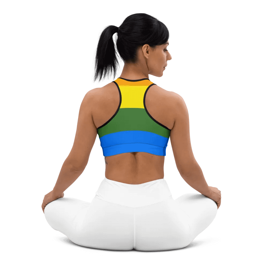 Rainbow Burst Padded Sports Bra product image (7)