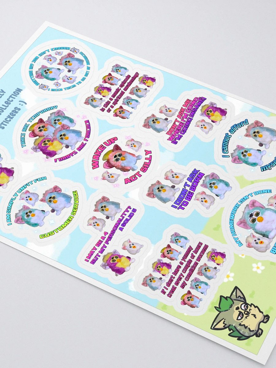 Silly Furby Baby Sticker Sheet product image (3)