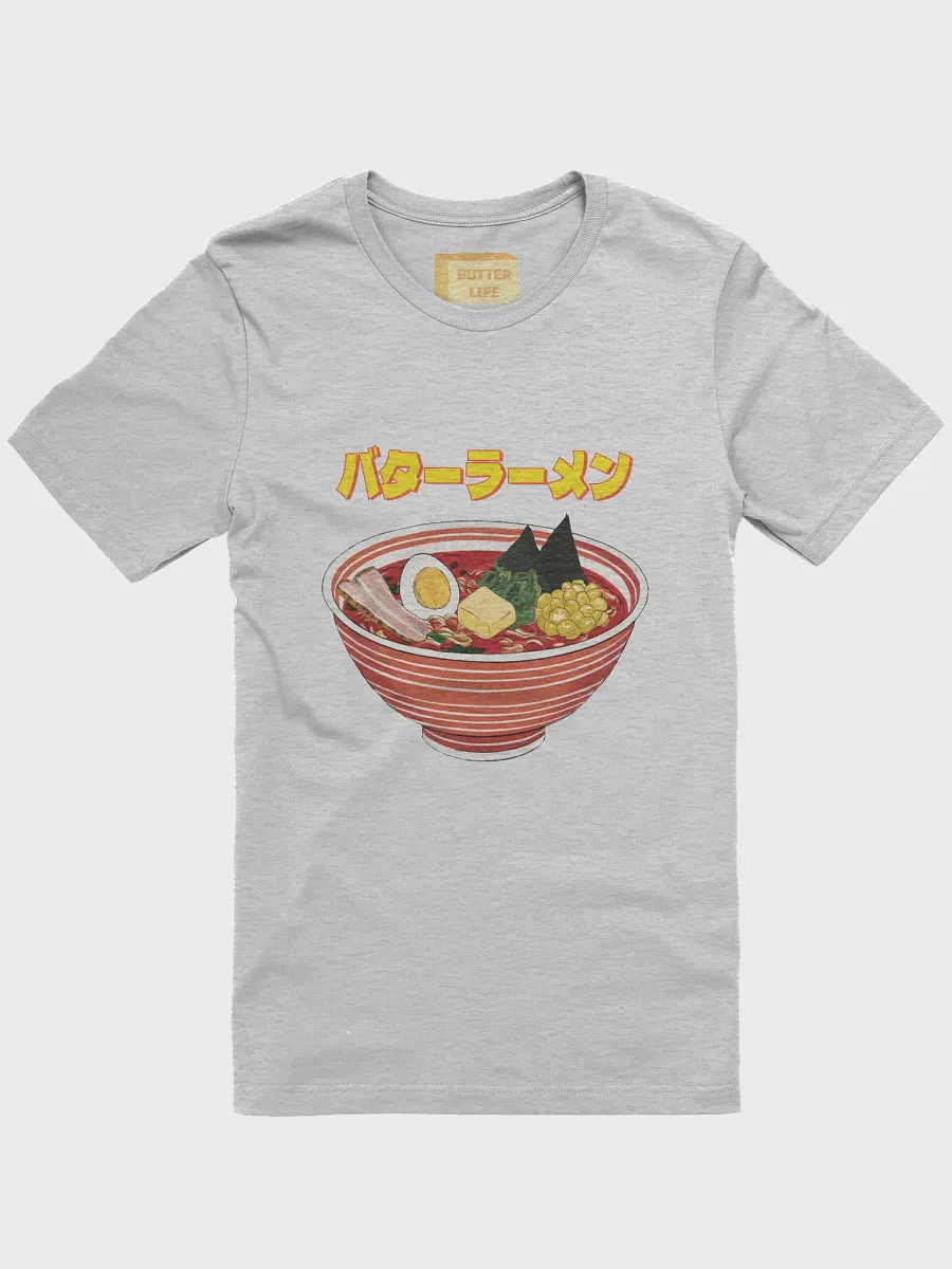 Butter Ramen Japanese Style ukiyo-e Unisex Bella Canvas 3001 T-shirt product image (1)