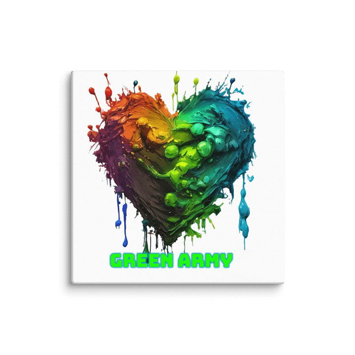 Green Army Mental Health Canvas product image (2)