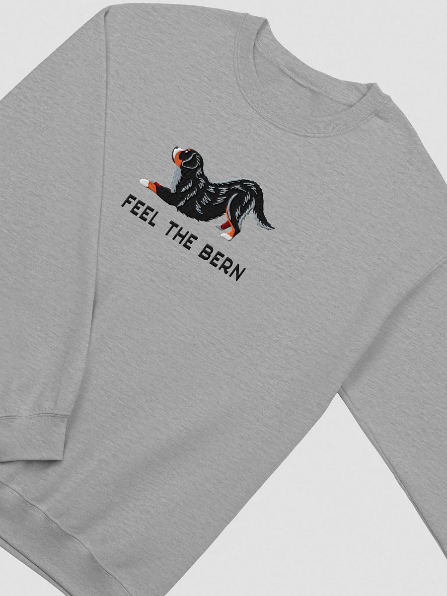 Feel the Bern Sweatshirt (Embroidered) of a Bernese Mountain Dog product image (5)