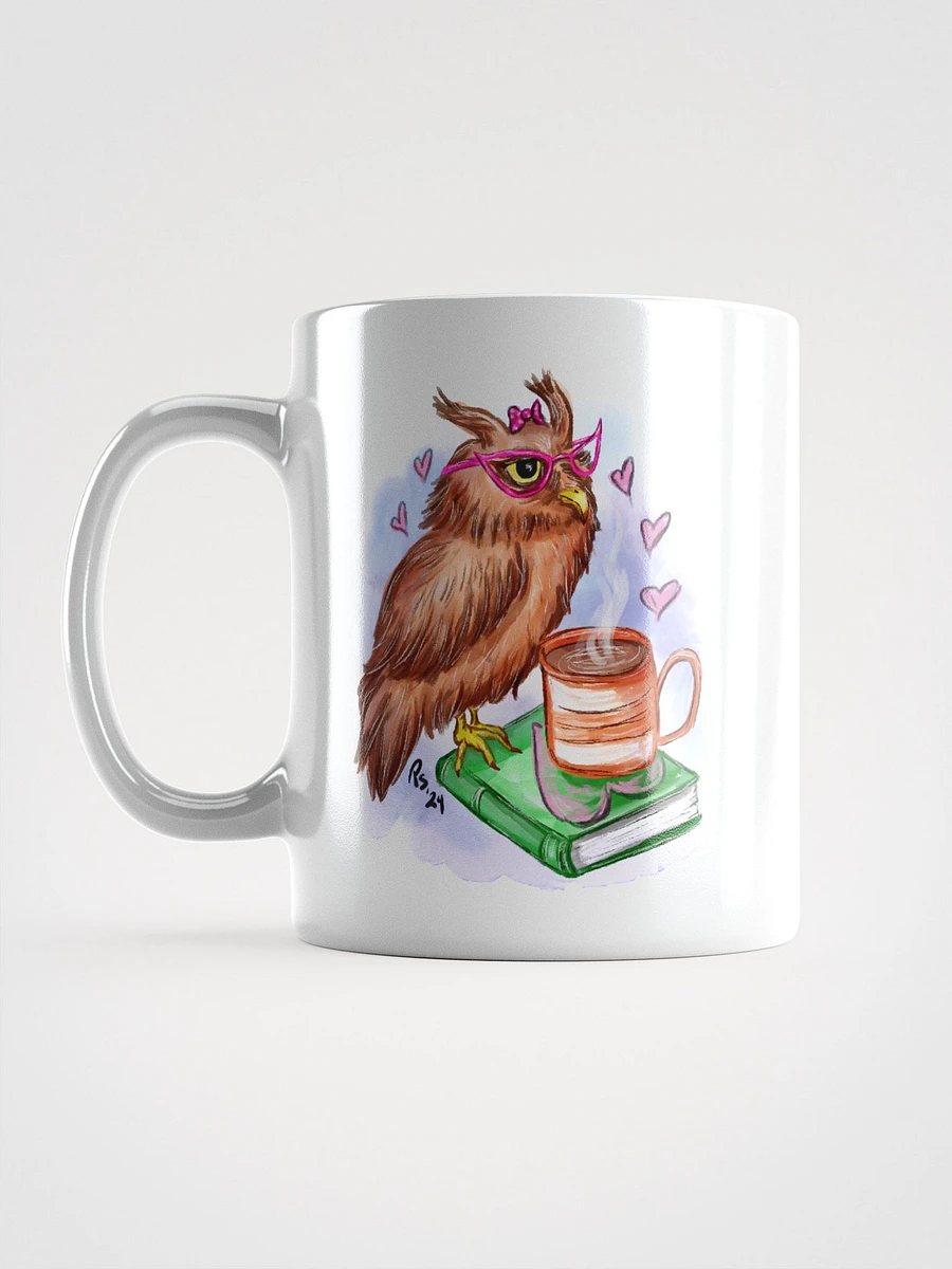 Owl and Coffee White Mug product image (12)