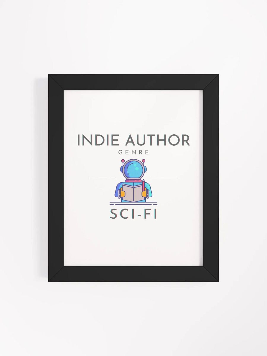 Indie Author Genre Sci-Fi Framed Poster product image (71)