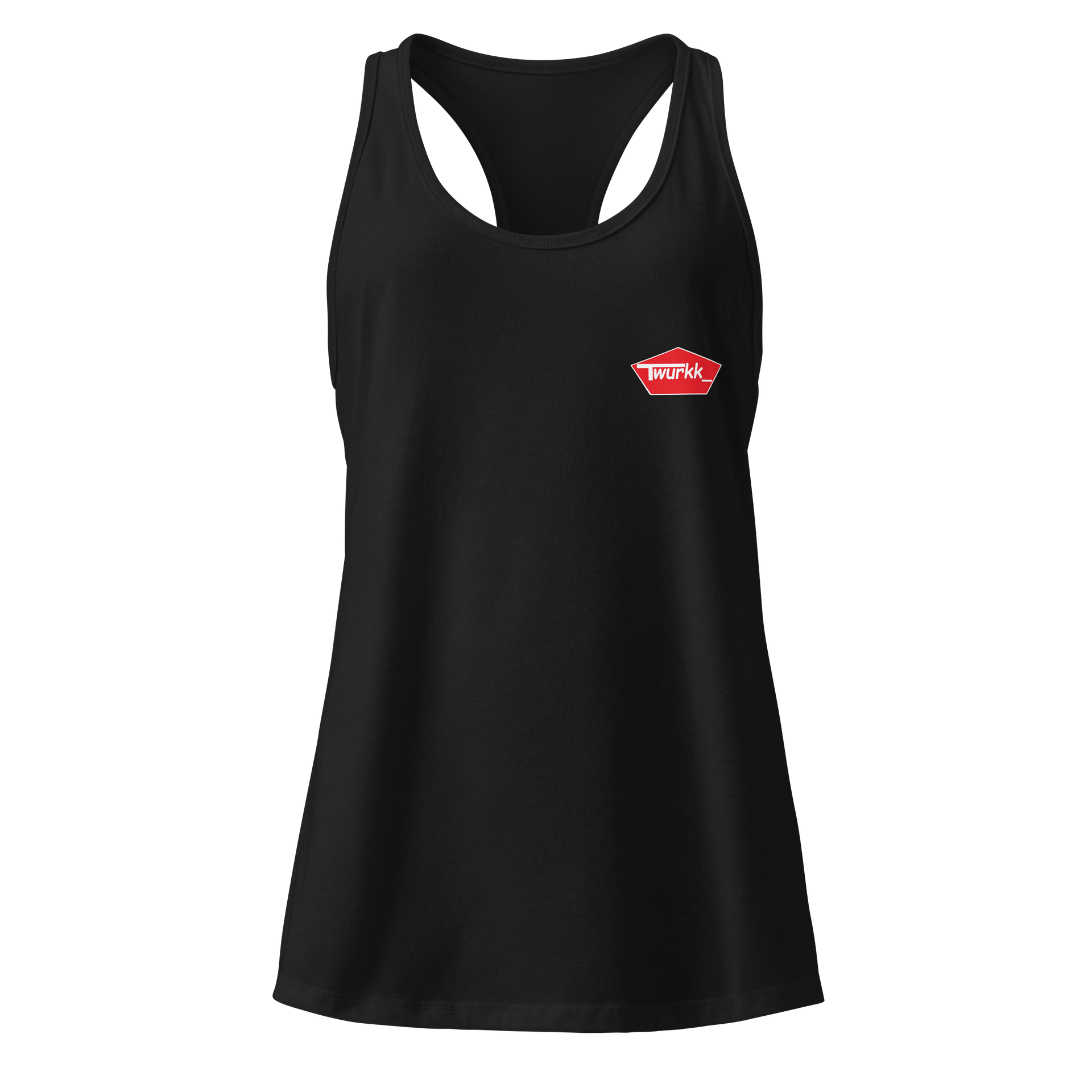 Twurkk_ Red Pentagon Racerback Tank product image (1)