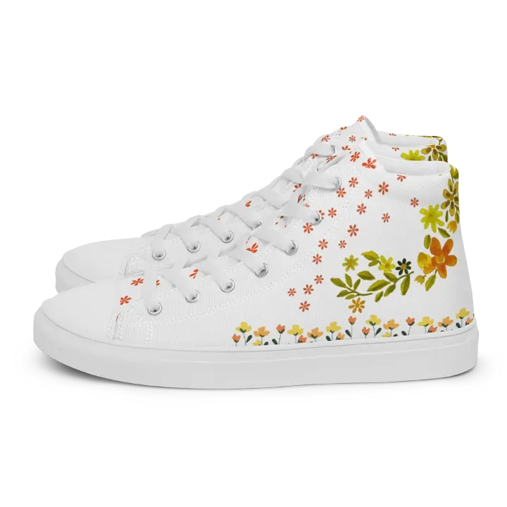 Floral Pixel Fusion High Tops product image (1)