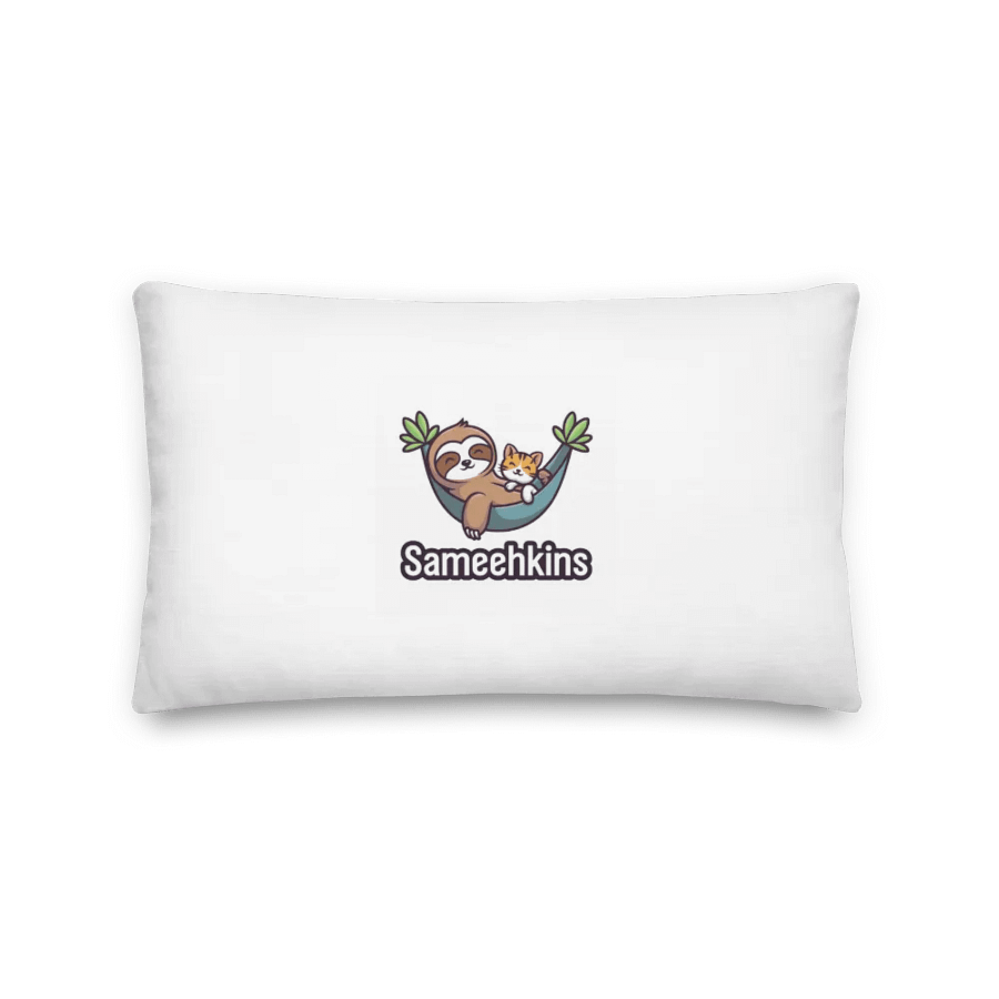 Sloth & Cat Cozy Hammock Premium Pillow product image (2)