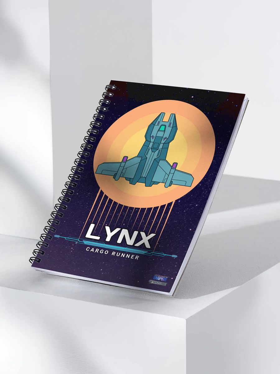 Lynx Cargo Runner Starship | Spiral Notebook product image (3)