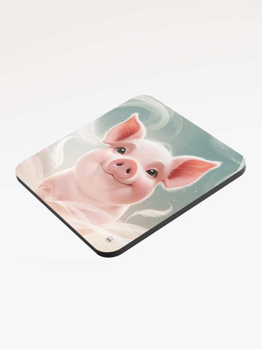 Piggy Down Cork Coaster product image (3)