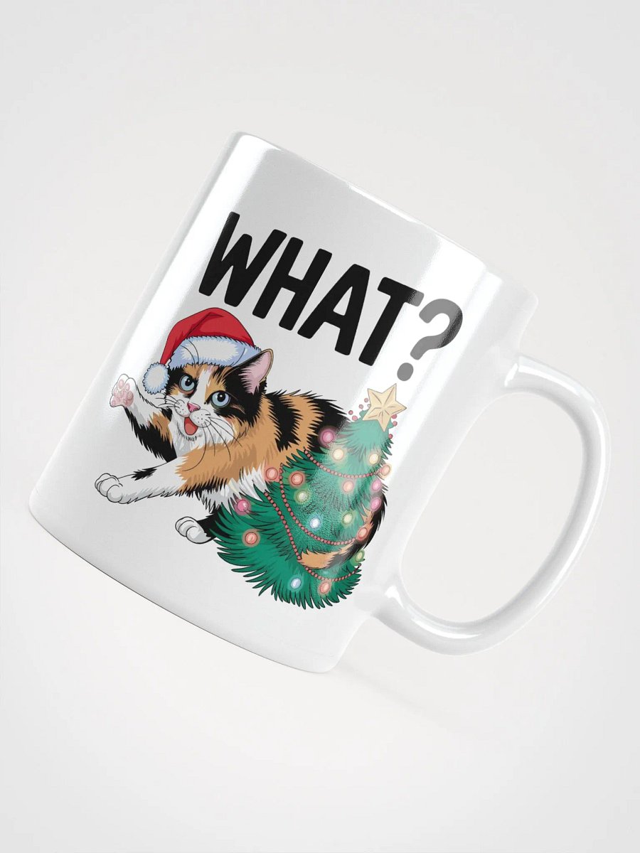 Sassy Cat And The Christmas Tree Mug product image (5)