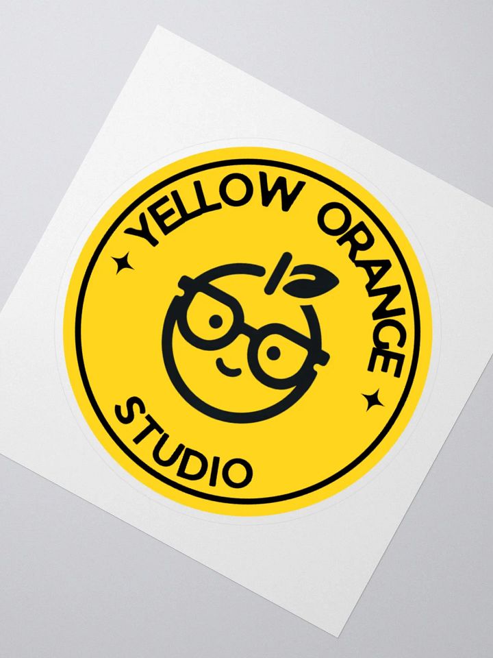 Yellow Orange Stickers product image (6)