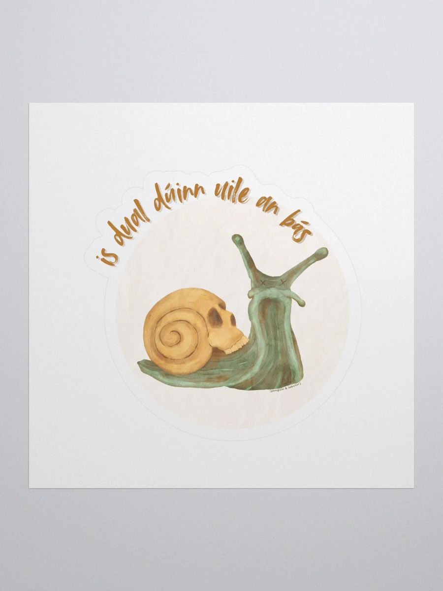 Is Dual Dúinn Uile an Bás Sticker product image (1)