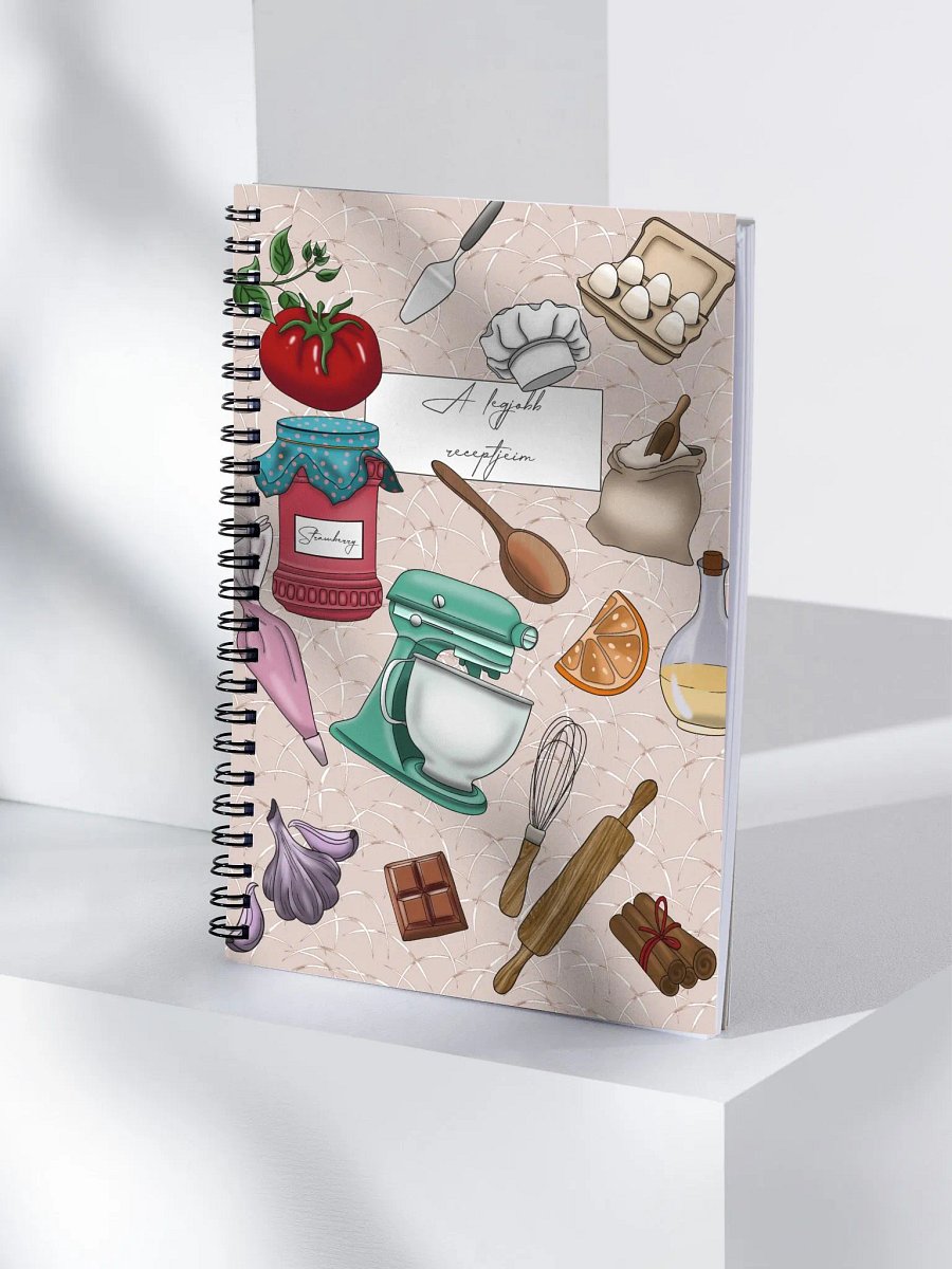 A legjobb receptjeim receptfüzet - pontozott lapokkal product image (5)