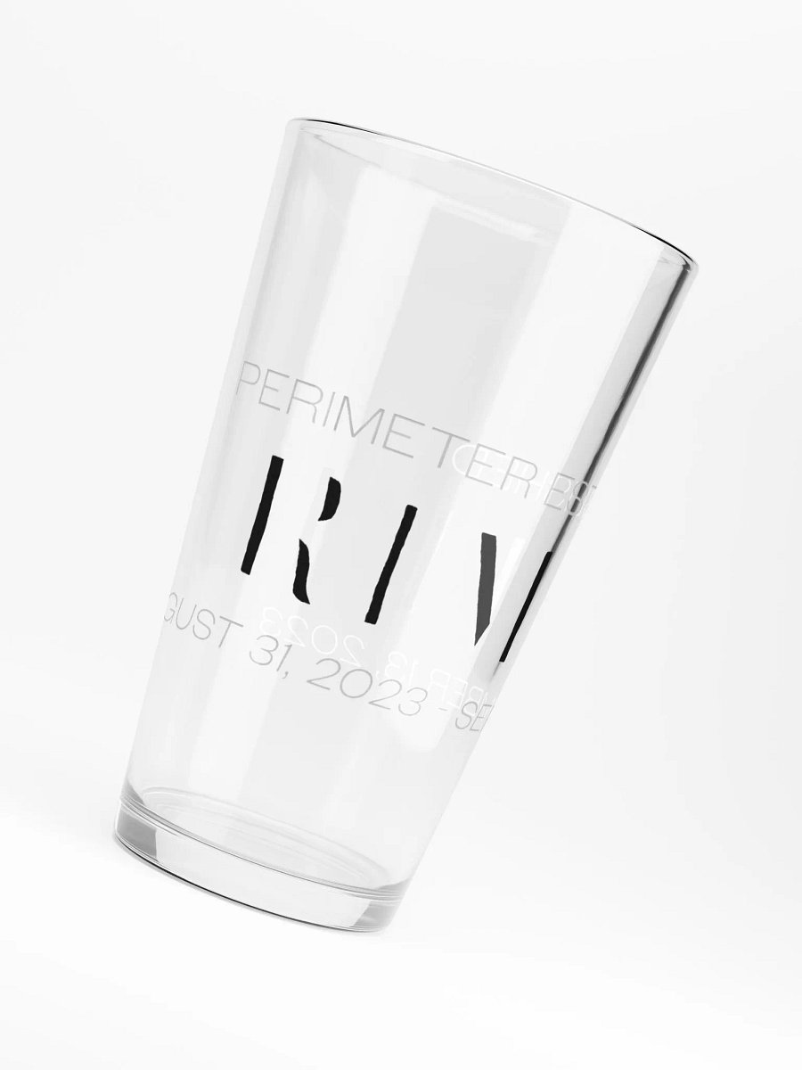 Perimeter | Pint Glass by Nik the Hat product image (3)