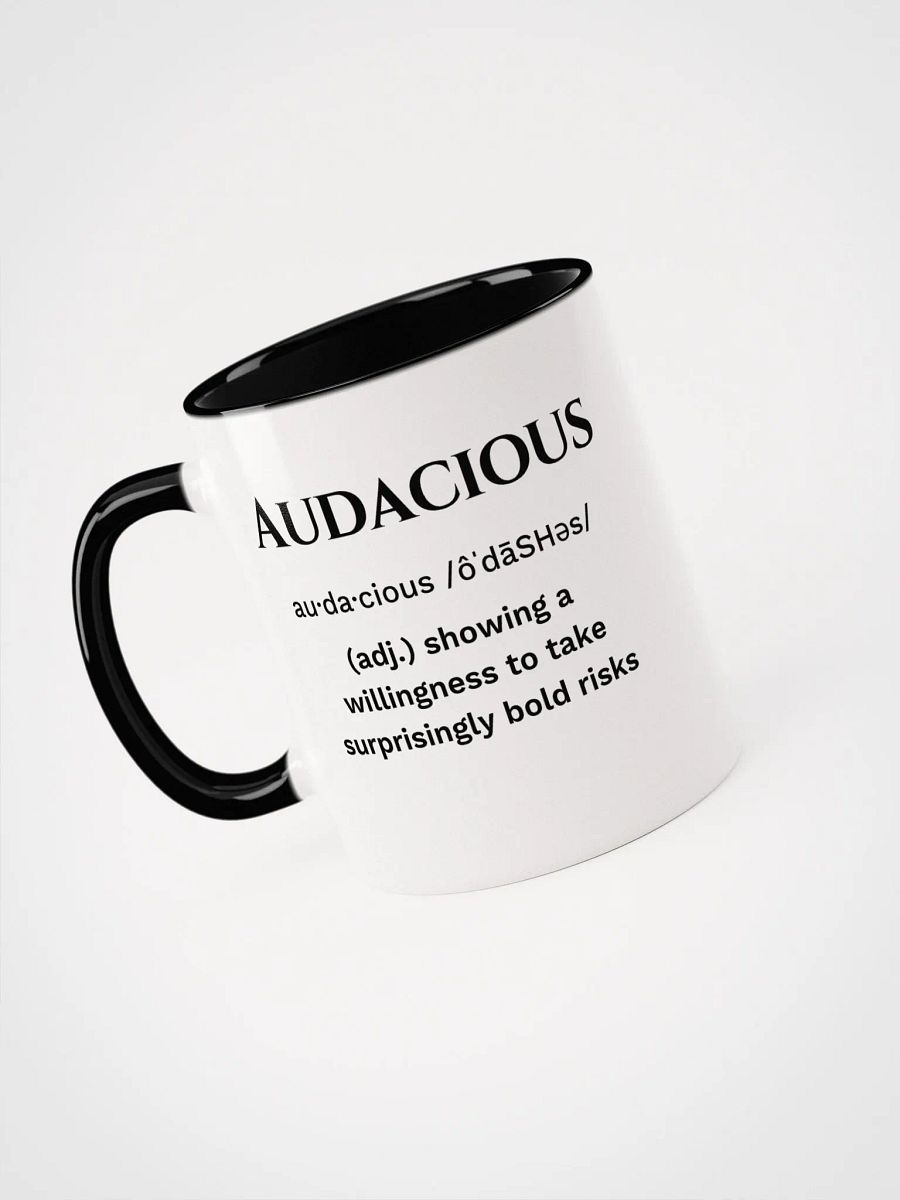 AUDACIOUS defined and described - black on white product image (6)