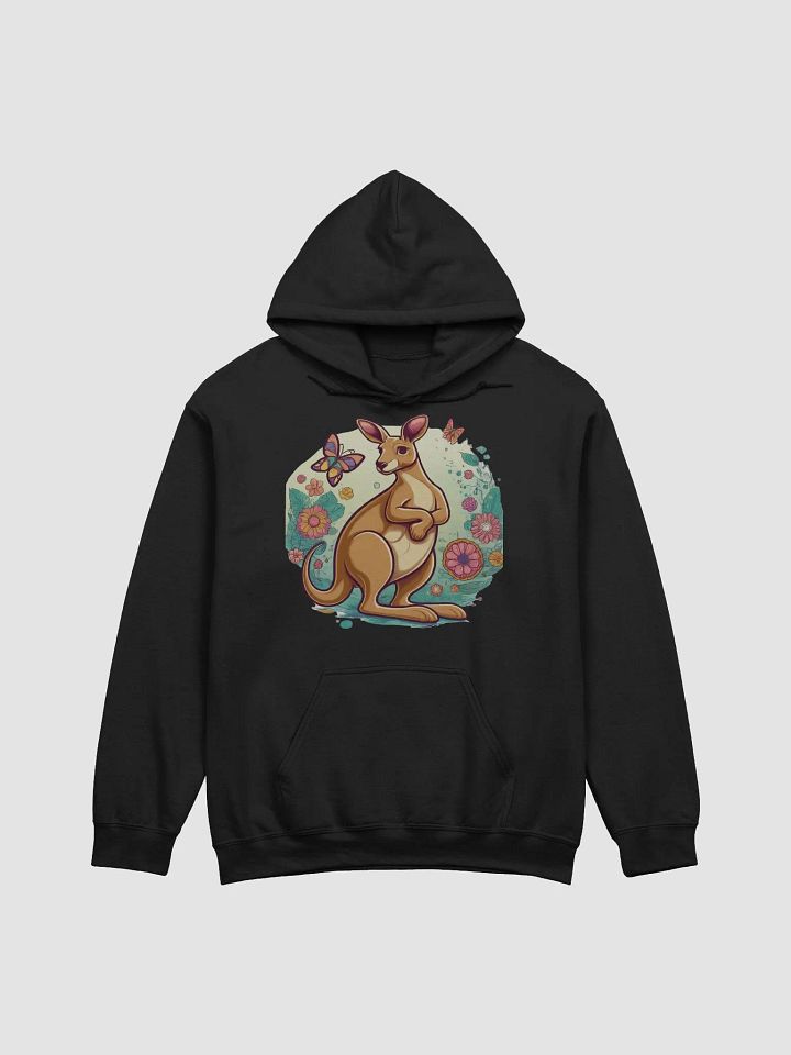 Floral Kangaroo Classic Hoodie product image (4)