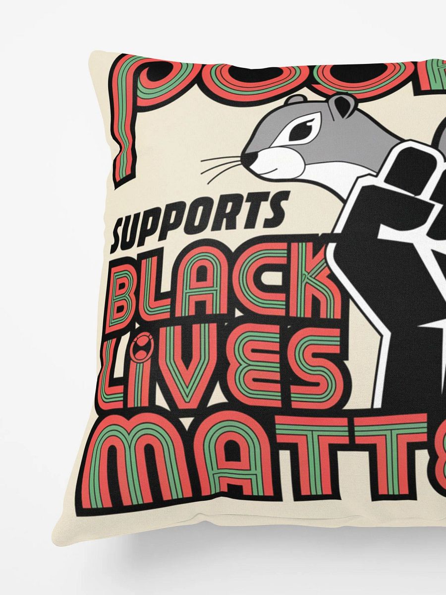 Comfy Pillow: Pooky Supports BLM (ALl funds from BLM Merch go directly to The Black Equity Foundation) product image (6)