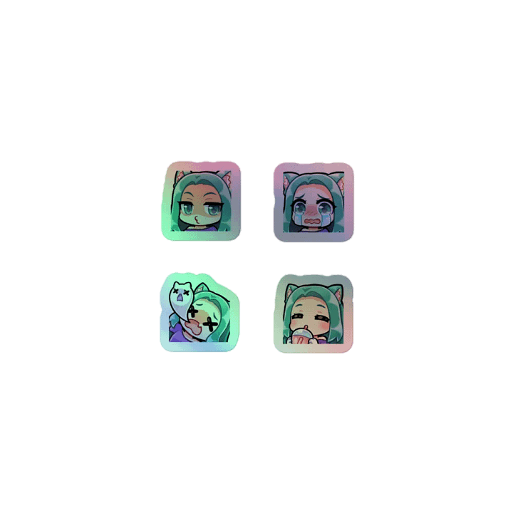 Emotionally Holographic Sticker Set C product image (1)