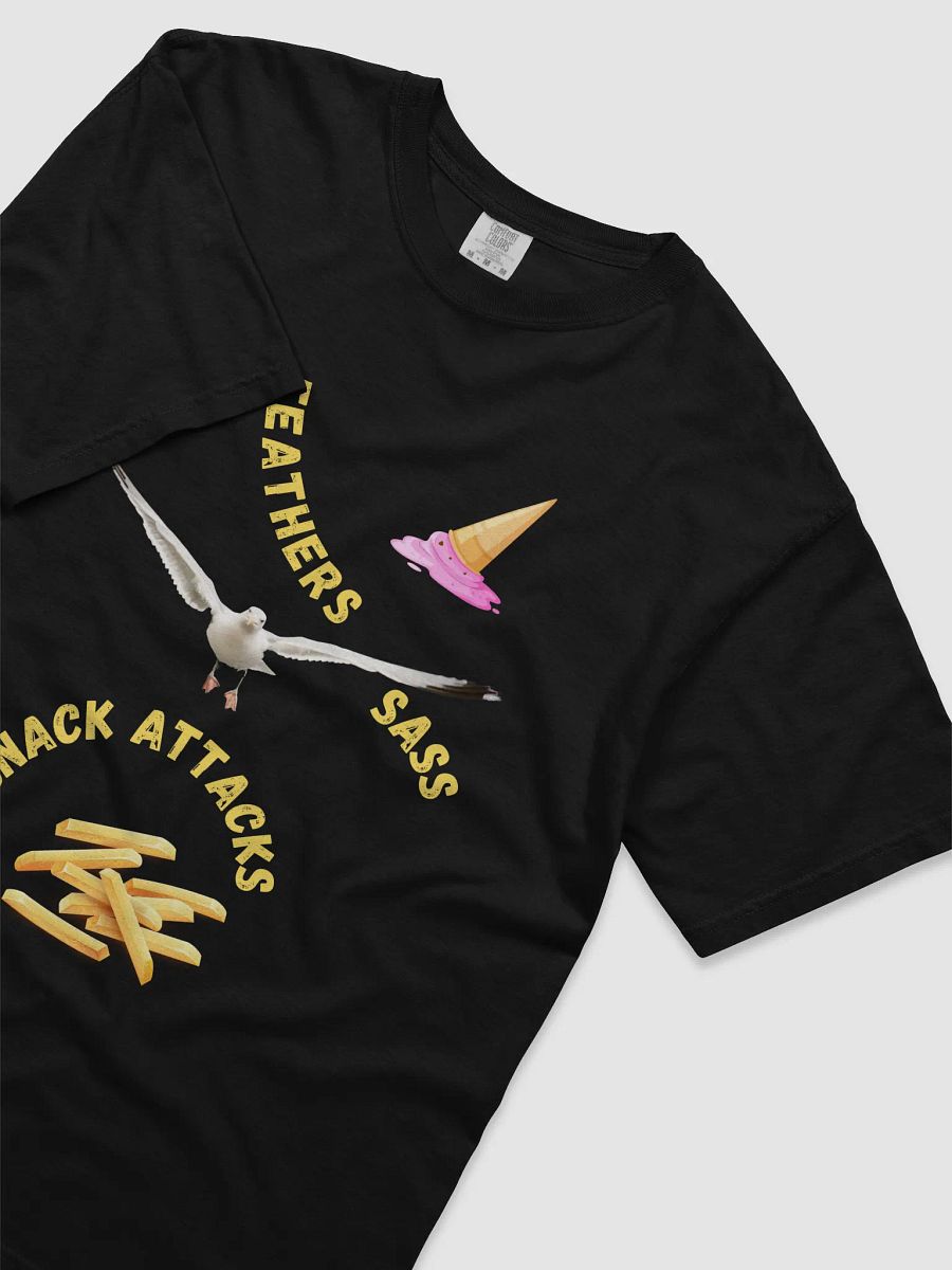 Heavy weight T-shirt: Feathers, Sass & Snack Attacks product image (12)