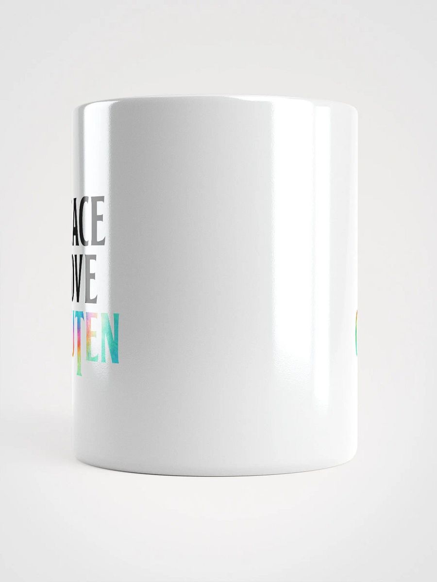 Peace Love Gluten Ceramic Mug product image (5)