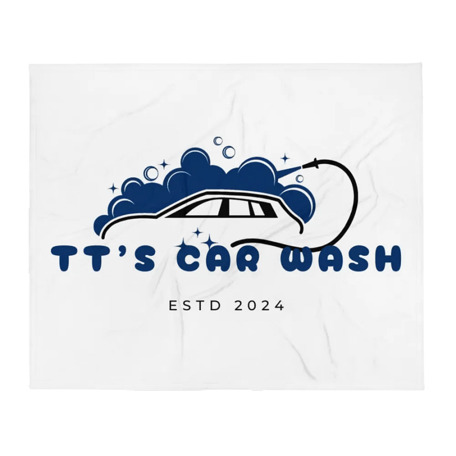 Bubble Car Wash Throw Blanket product image (1)