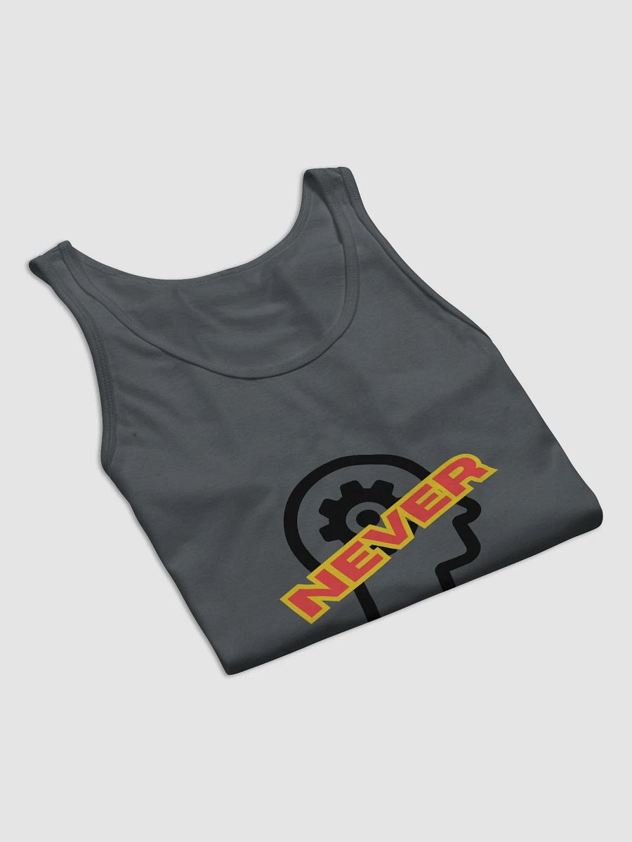 NEVER MIND Settle Red Slant Tank product image (8)