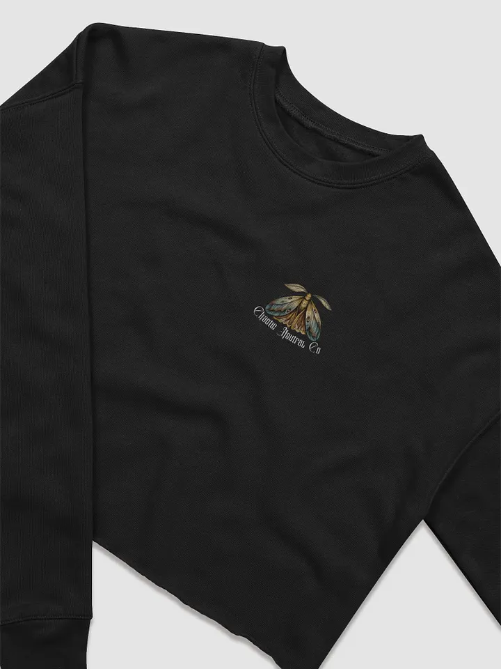 Rebirth Cropped Sweat (Blanc Script) product image (3)
