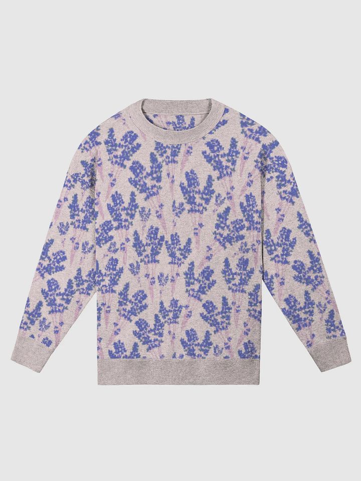Sunrise Lavender Relaxed Knit Sweater product image (1)