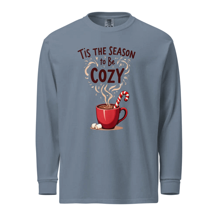 Cozy Season Mug and Marshmallows Set Long Sleeve Shirt product image (1)
