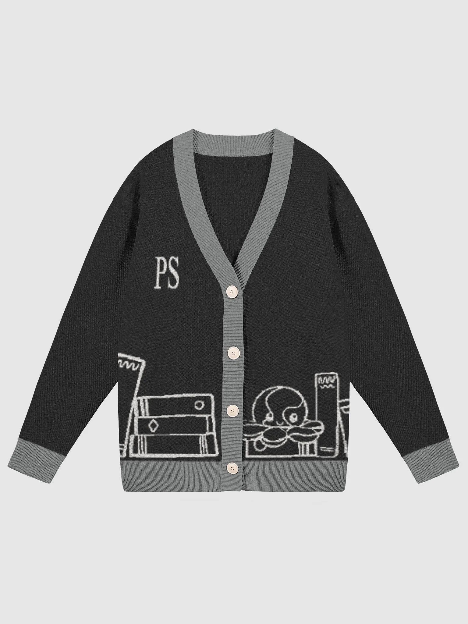 Squiddleton Cardigan - Smoky product image (1)