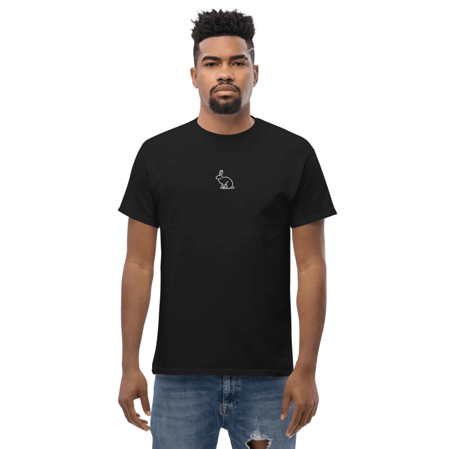 Line Draw Rabbit Streetwear Tee product image (26)