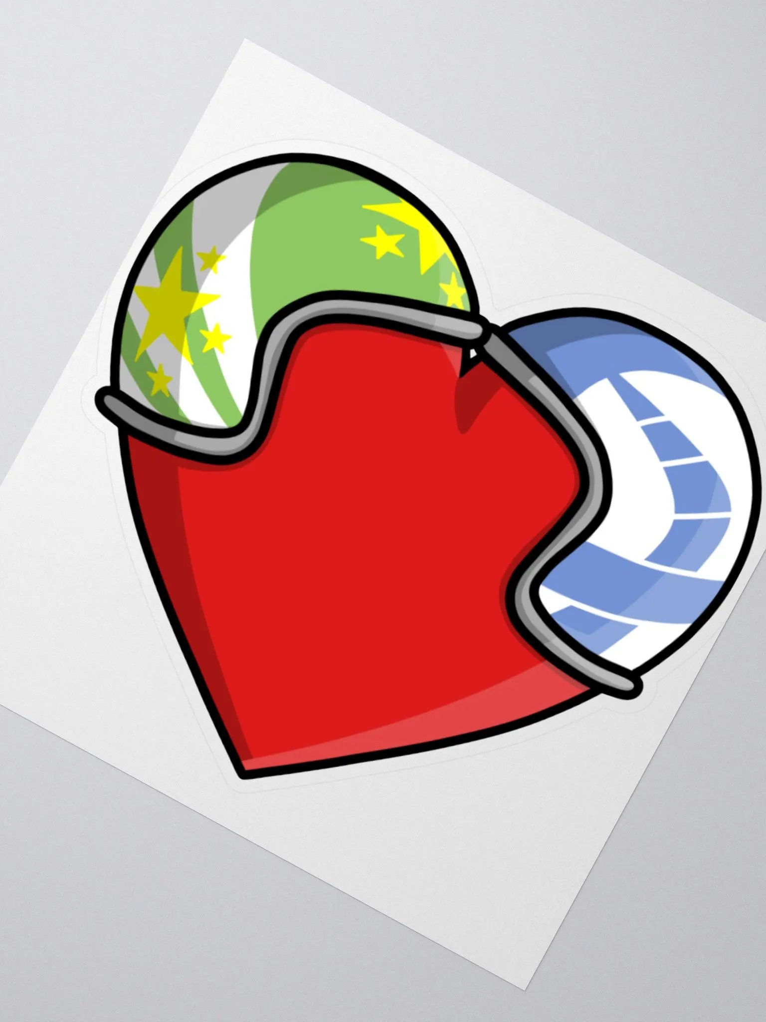 Hear Helmet Kiss-Cut Stickers product image (4)