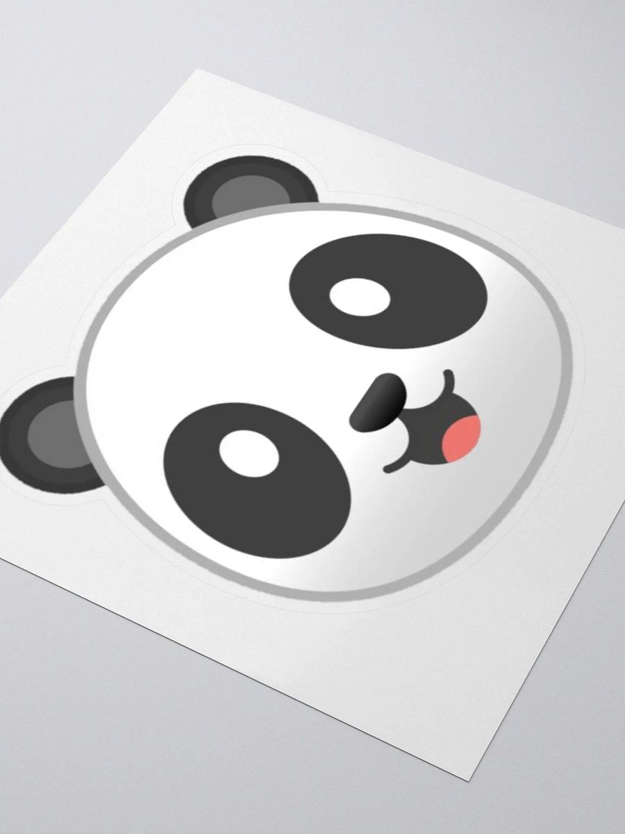 Panda Logo Kiss Cut Sticker product image (3)