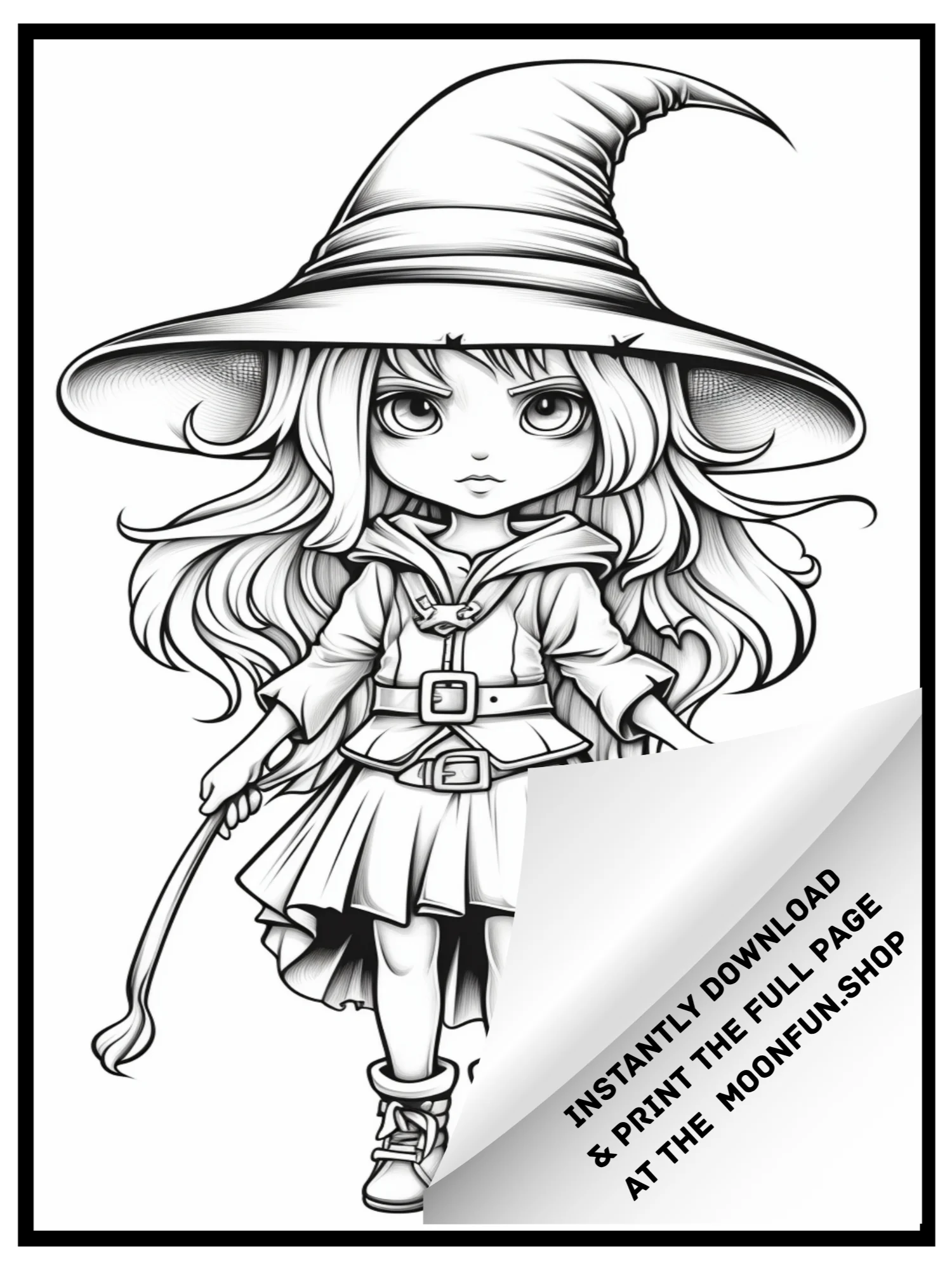 🧹 125 Wickedly Fun Halloween Coloring Pages for Teens product image (12)