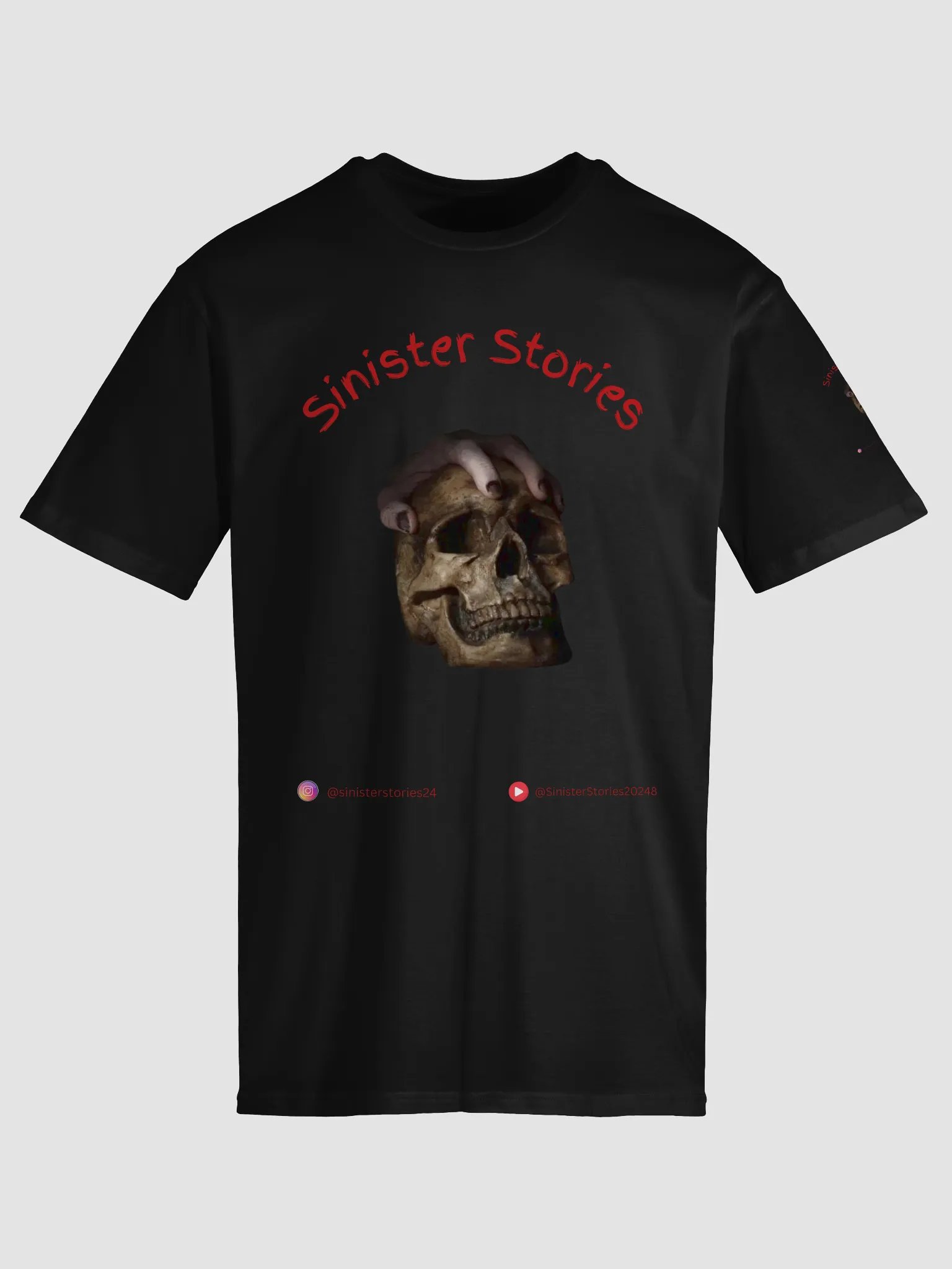 Sinister Stories Premium Tee – “Stay Spooky, Fam” Edition product image (5)
