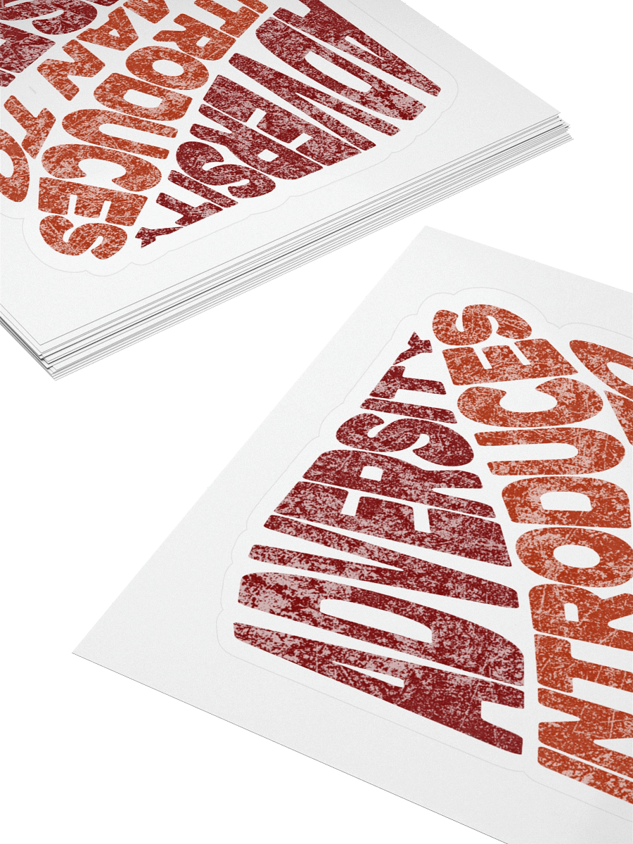 Adversity Introduces a Man to Himself Sticker product image (4)
