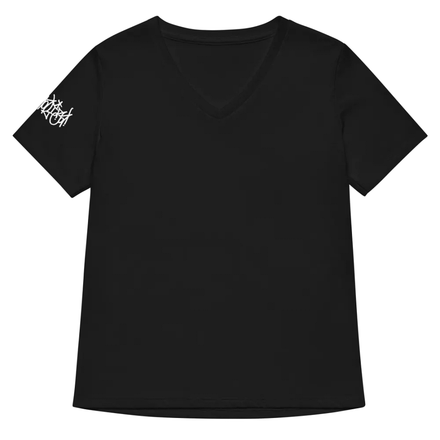 Ladies V-neck (logo in back & Sleeve) product image (5)