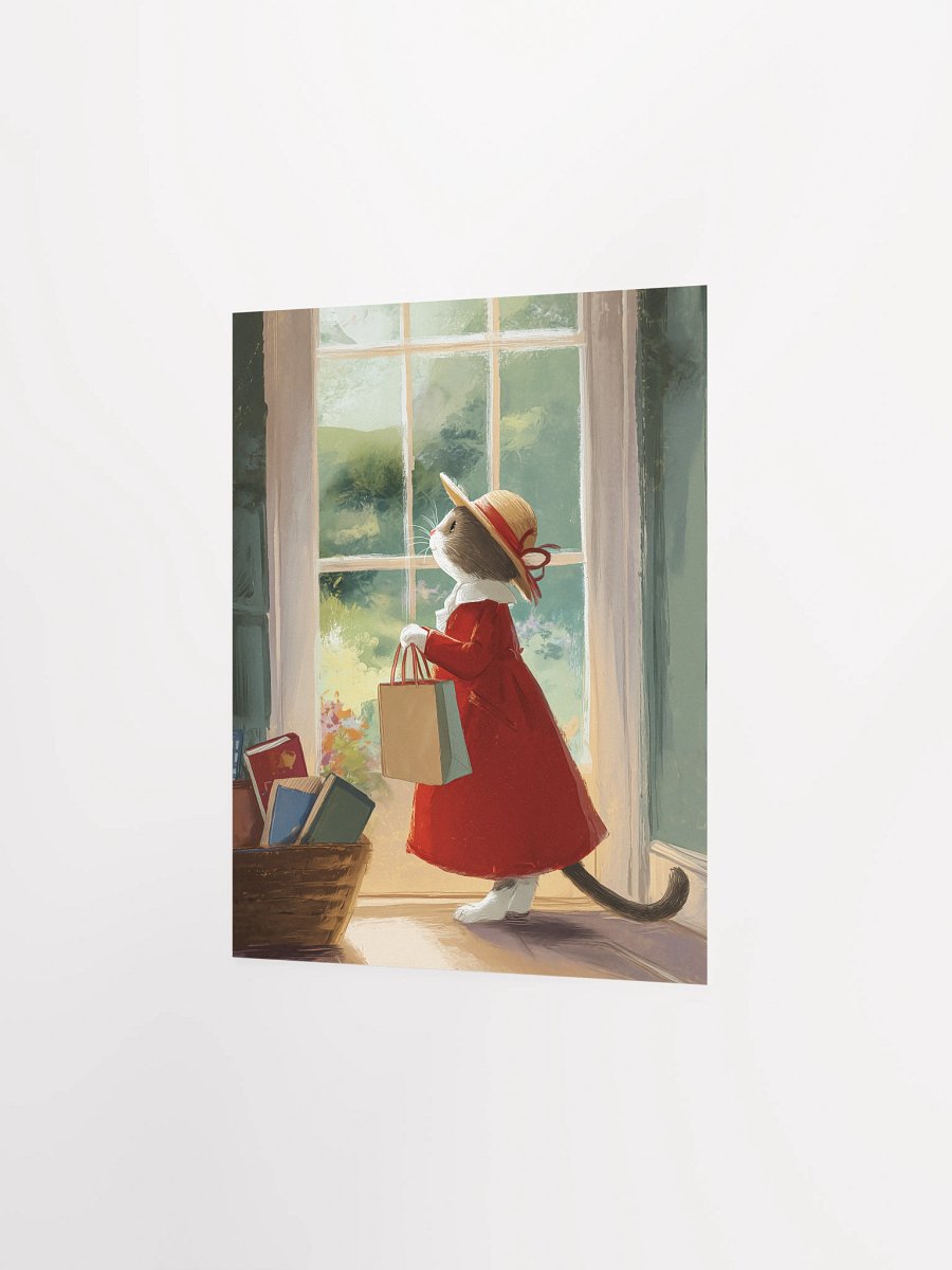 The Curious Cat Art Print product image (23)