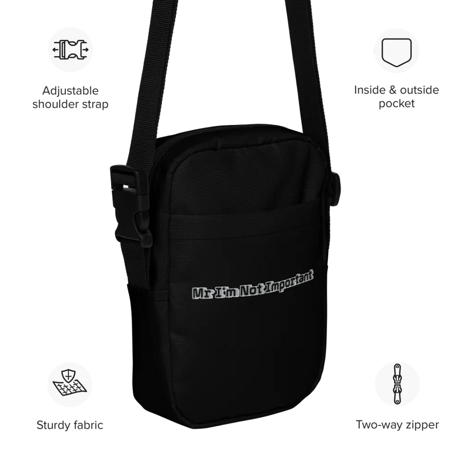 Utility Crossbody Bag - Black - Mr. I'm Not Important product image (11)