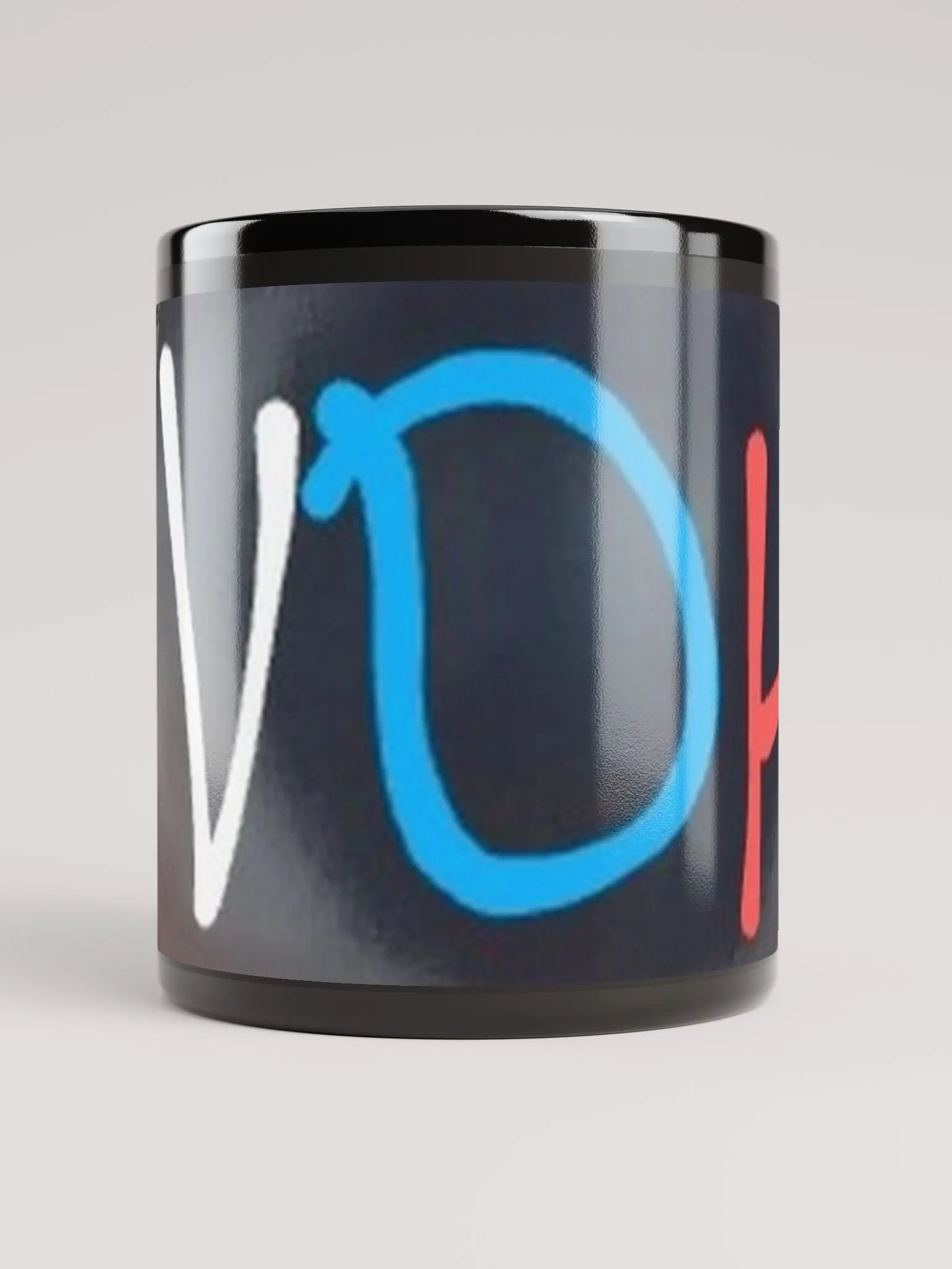 VOH black coffee mug product image (9)